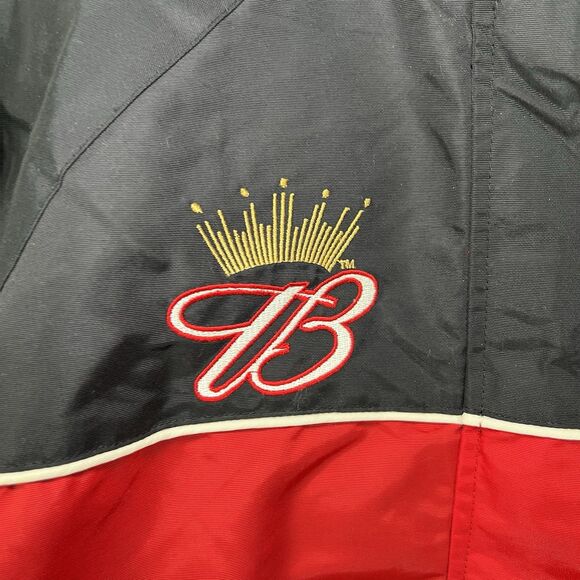 VTG Winners Circle Dale Earnhardt Jr. Budweiser Jacket Womens Size Large NASCAR - Picture 5 of 16